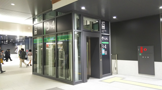 新潟駅在来線3・4番線エレベーター
